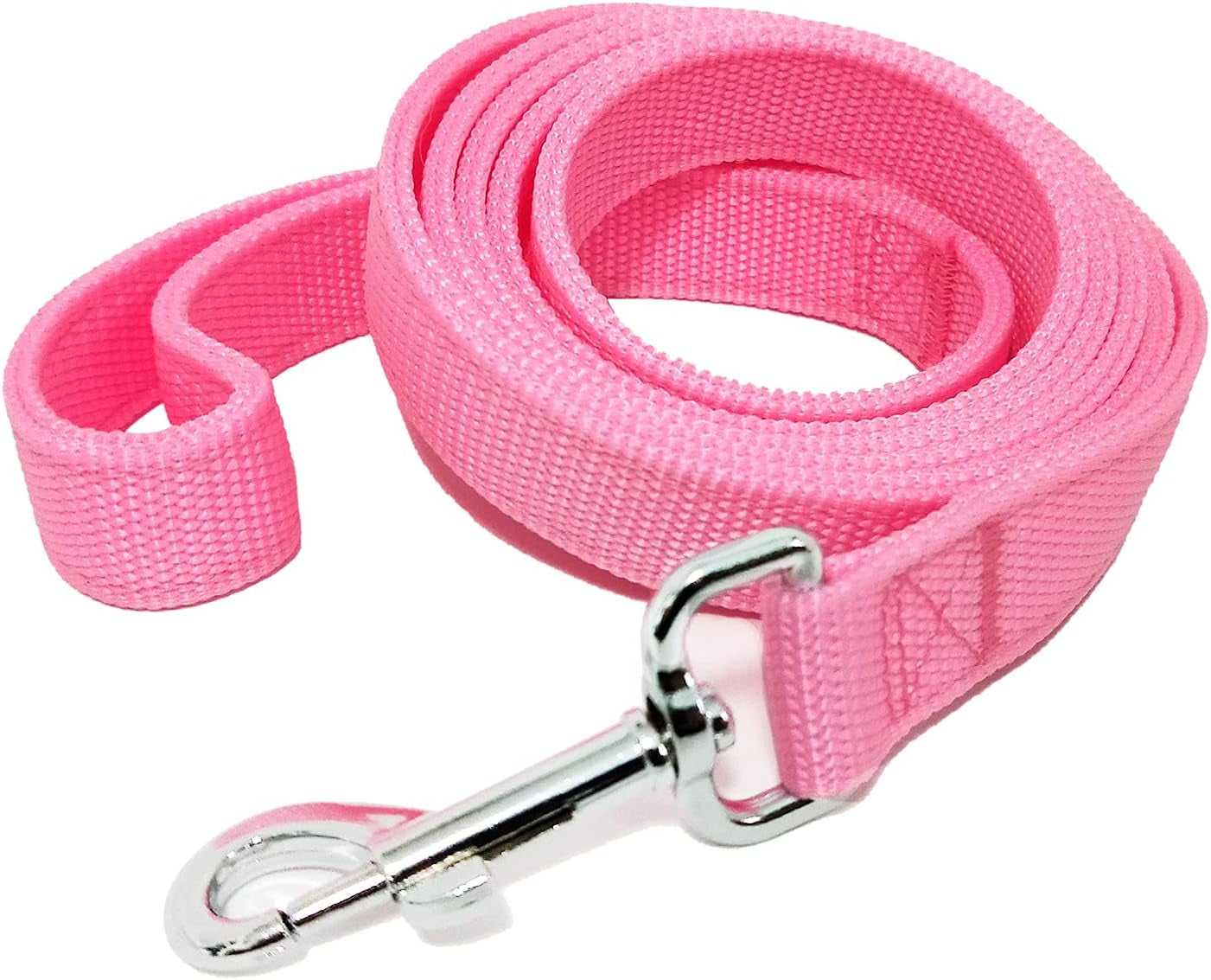 Nylon Dog Leash with 2-Layer, 4 FT/ 6 FT/ 7FT Long, 1 Inch Wide for Medium Large Dogs