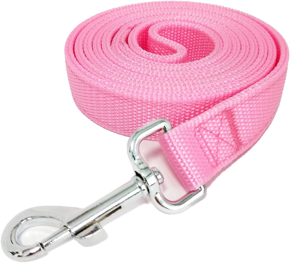 Nylon Dog Leash with 2-Layer, 4 FT/ 6 FT/ 7FT Long, 1 Inch Wide for Medium Large Dogs