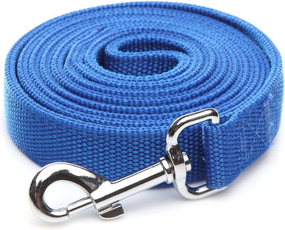 Nylon Dog Leash with 2-Layer, 4 FT/ 6 FT/ 7FT Long, 1 Inch Wide for Medium Large Dogs