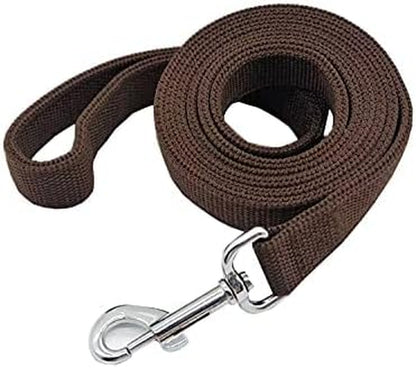 Nylon Dog Leash with 2-Layer, 4 FT/ 6 FT/ 7FT Long, 1 Inch Wide for Medium Large Dogs