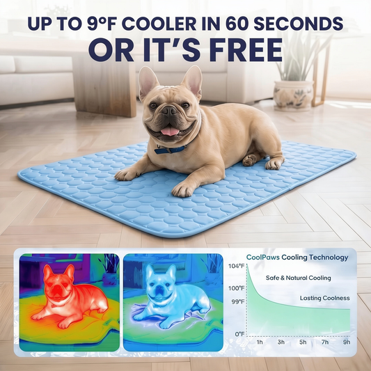 ArcticPaws™ — Instant Cooling Mat 2.0 for Dogs & Cats, Beat the Summer Heat