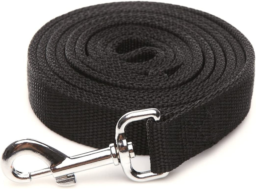 Nylon Dog Leash with 2-Layer, 4 FT/ 6 FT/ 7FT Long, 1 Inch Wide for Medium Large Dogs