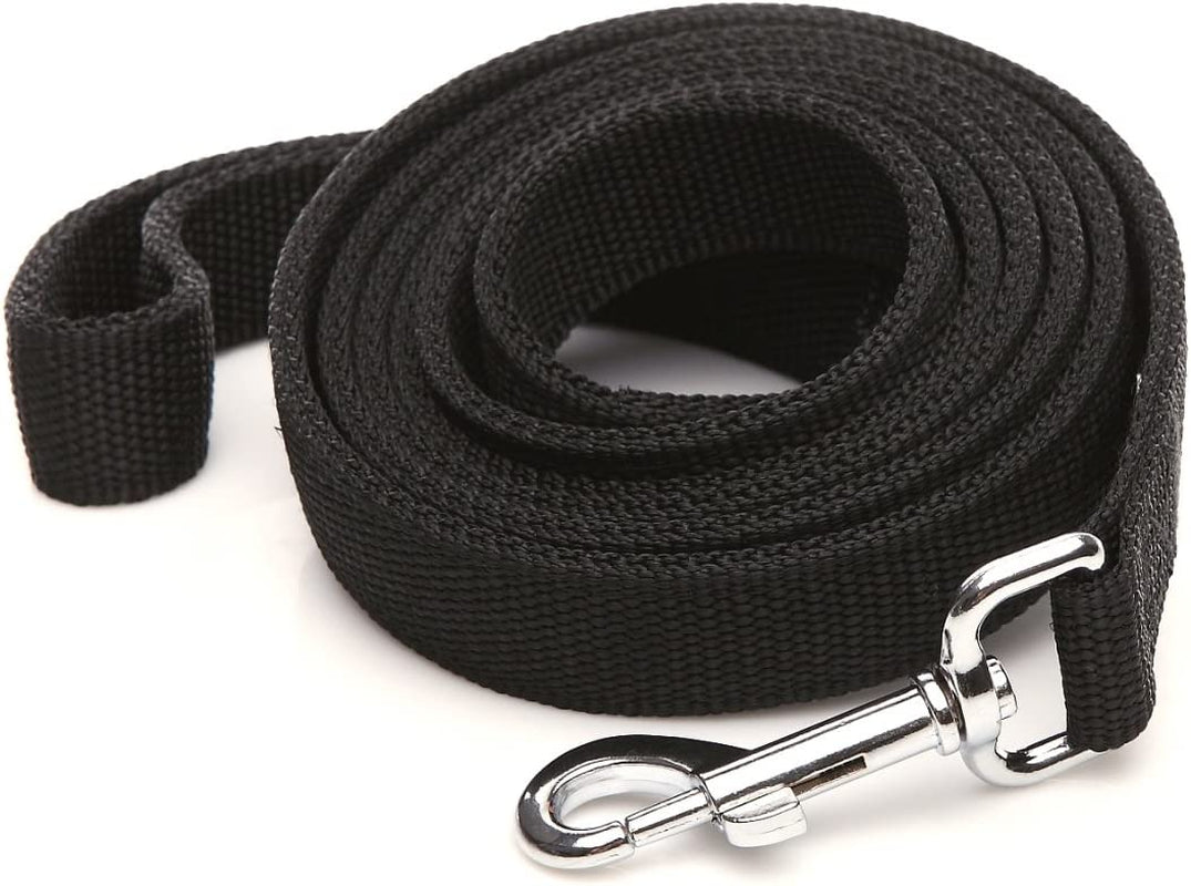 Nylon Dog Leash with 2-Layer, 4 FT/ 6 FT/ 7FT Long, 1 Inch Wide for Medium Large Dogs