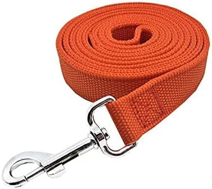 Nylon Dog Leash with 2-Layer, 4 FT/ 6 FT/ 7FT Long, 1 Inch Wide for Medium Large Dogs