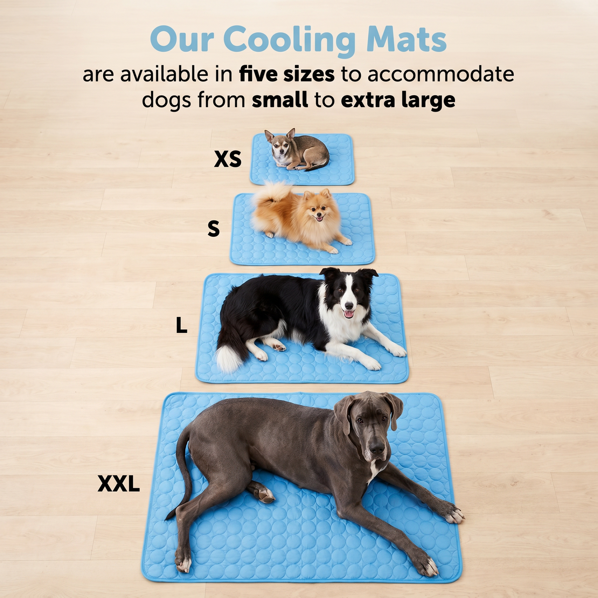 ArcticPaws™ — Instant Cooling Mat 2.0 for Dogs & Cats, Beat the Summer Heat